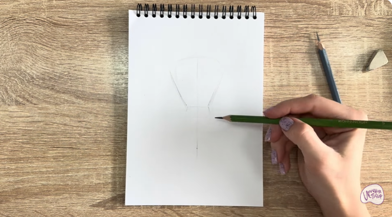 Рисуем Кисть-смётка