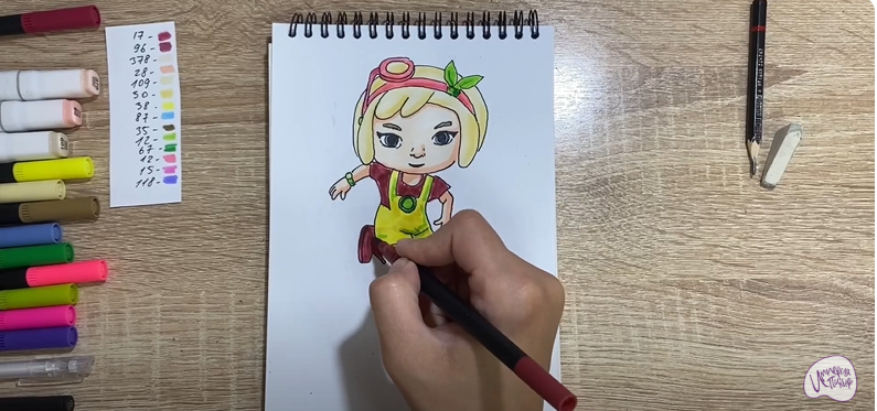Рисуем Флора из "Команда Флоры"