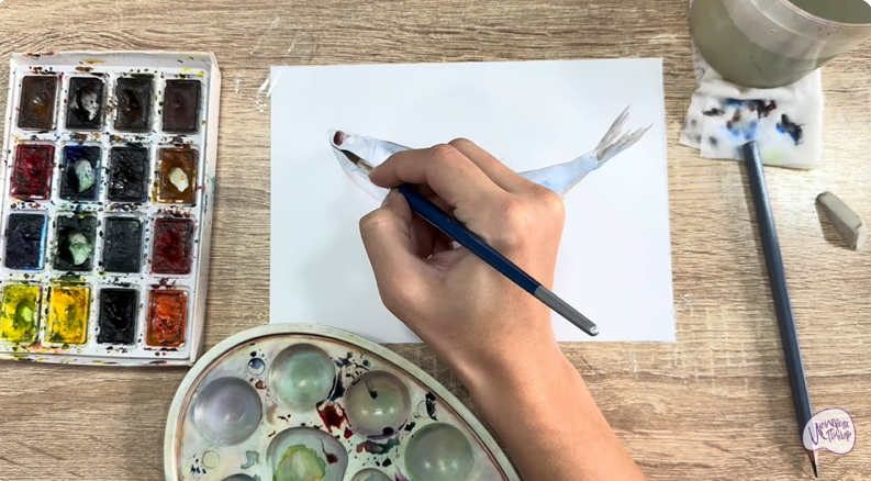 Рисуем Селёдка