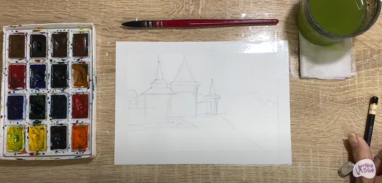 Рисуем Тобольск
