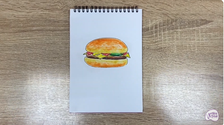Рисуем Чизбургер