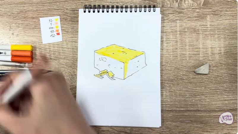 Рисуем Чеддер