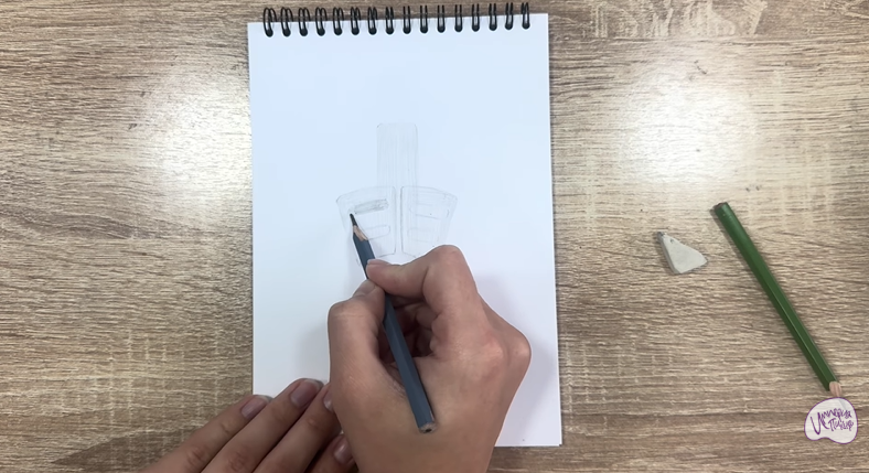 Рисуем Держатель для ручки