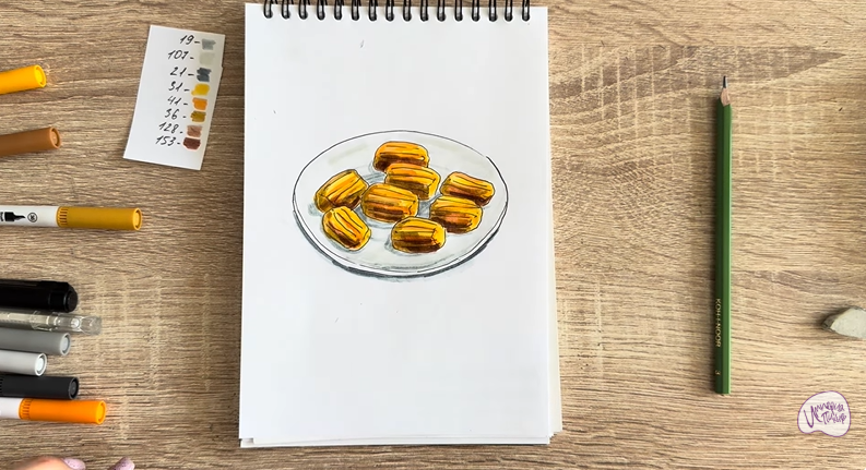 Рисуем Десерт "Тулумба"