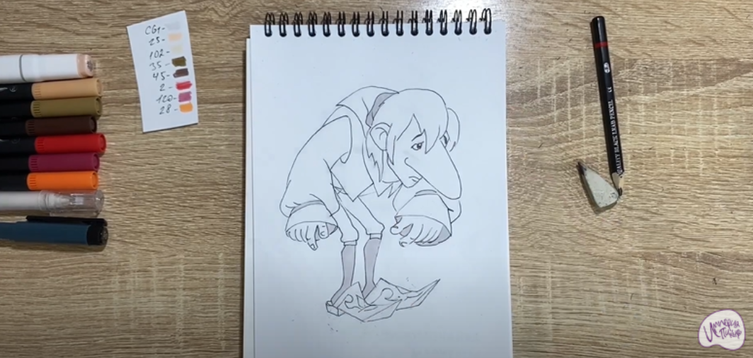 Рисуем Карлик Нос
