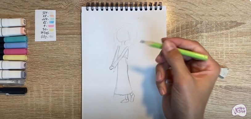 Рисуем Алёнка из "Царевны"