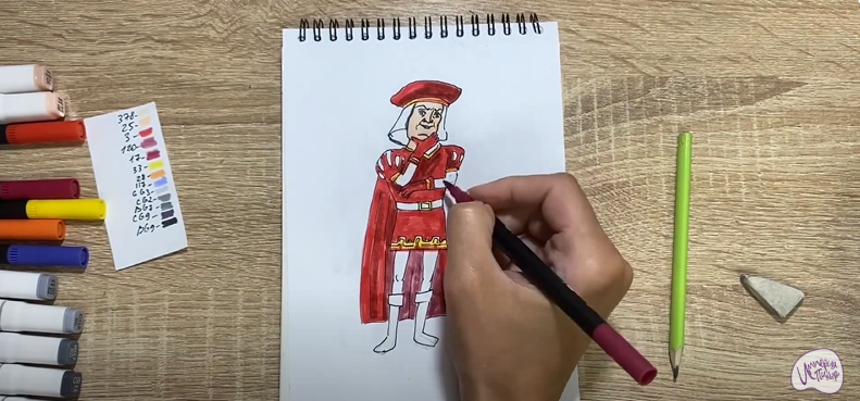 Рисуем Лорд Фаркуад из "Шрека"