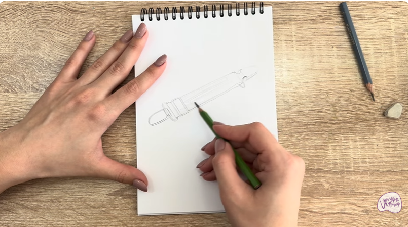 Рисуем Держатель для простыни