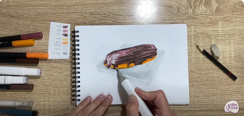 Рисуем Эклер