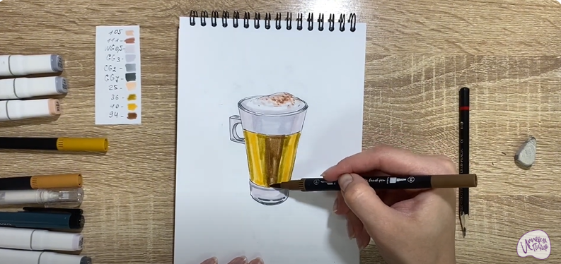 Рисуем Раф кофе