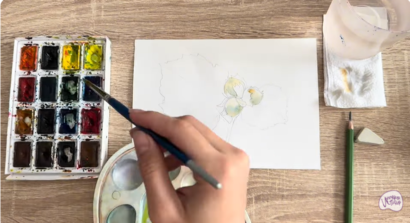 Рисуем Лещина