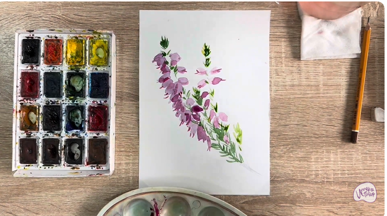 Рисуем Вереск