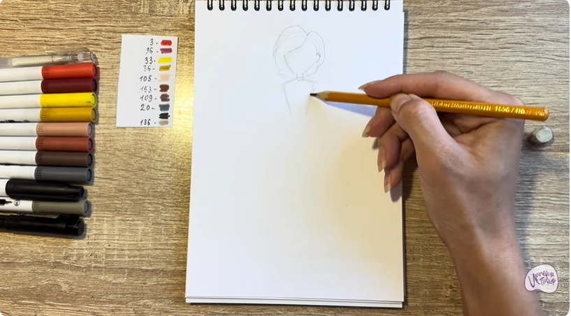Рисуем Эластика из "Суперсемейка"