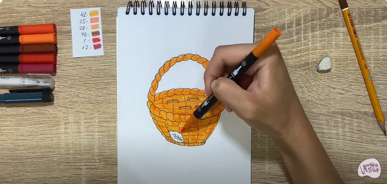 Рисуем Корзинка