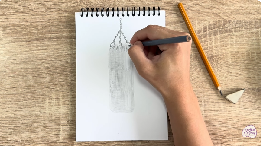 Рисуем Боксёрская груша