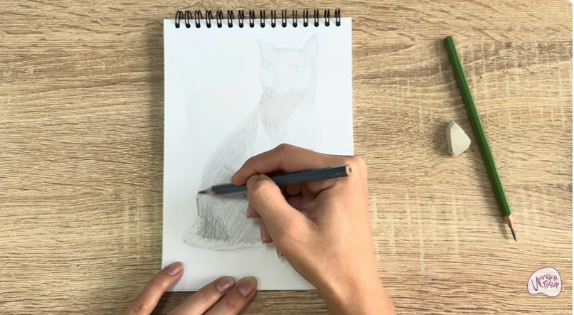 Рисуем Бурманский кот