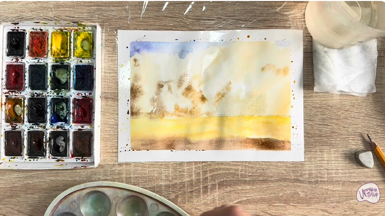 Рисуем Песчаная буря