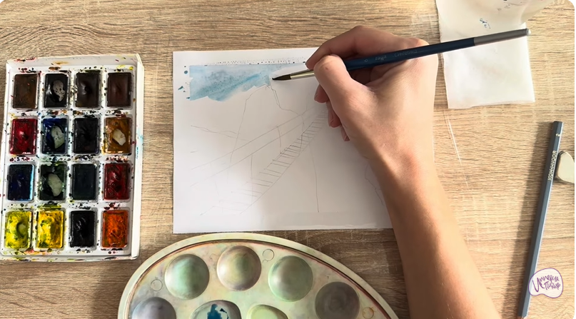 Рисуем Гора Ай-Петри