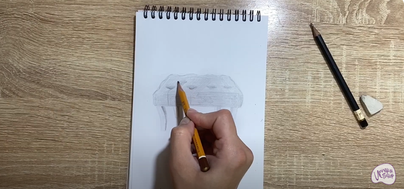 Рисуем Банкетка