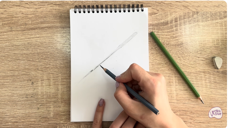 Рисуем Игла для швейной машинки