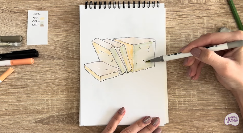 Рисуем Брынза