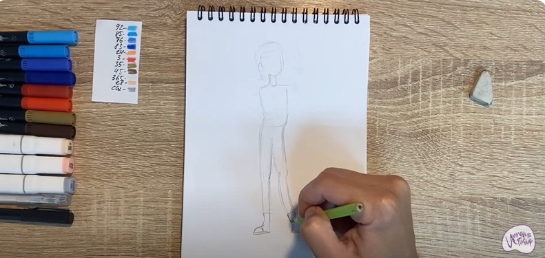 Рисуем Кристина из мультфильма "Финник"