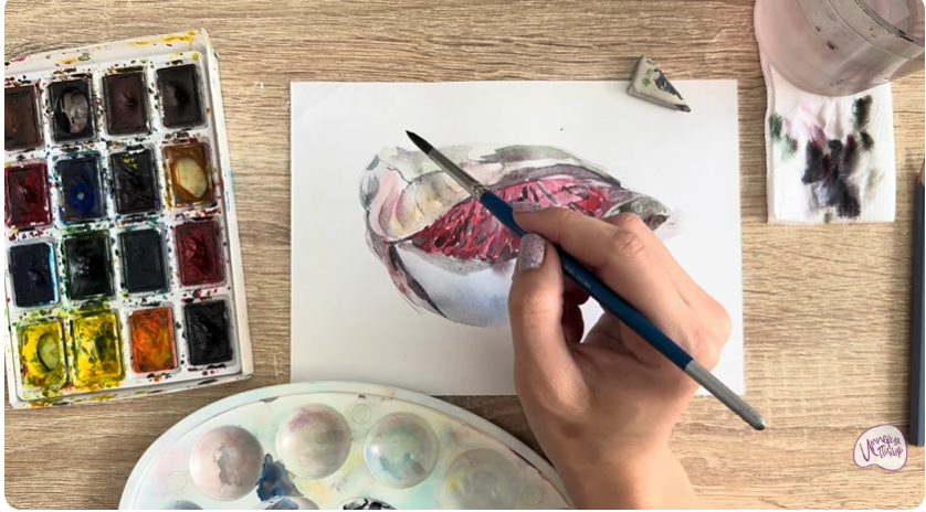 Рисуем Жабры рыбы