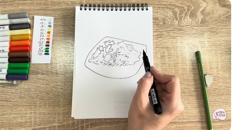 Рисуем Плов