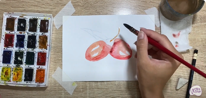 Рисуем Ягоды годжи