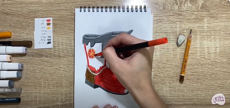 Рисуем Сапоги-скороходы