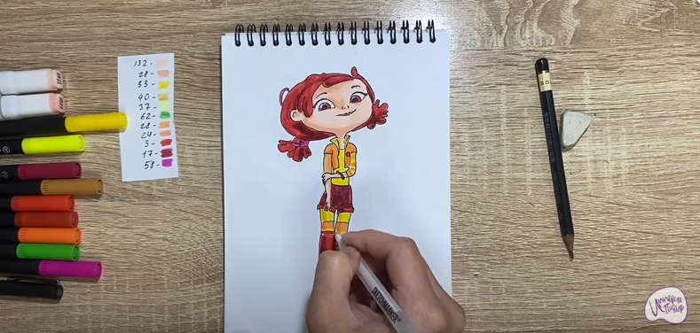 Рисуем Алёнка из "Сказочный Патруль"