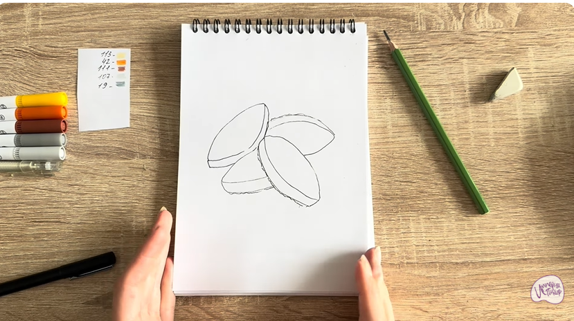 Рисуем Калиссоны