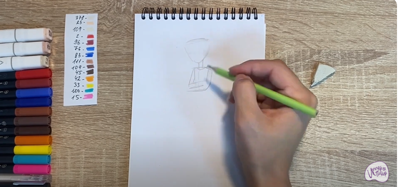 Рисуем Даша из "Царевны"