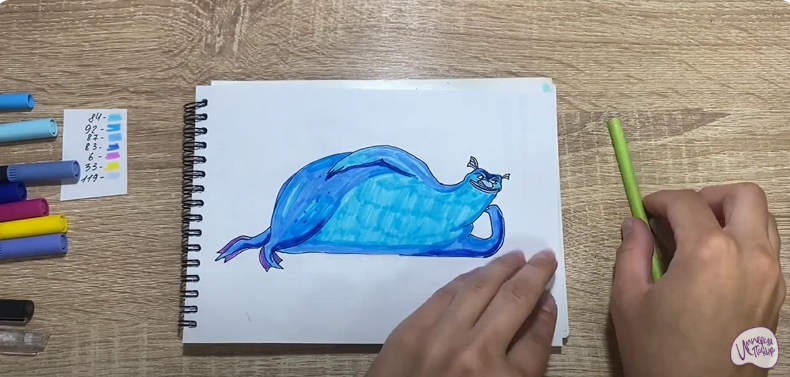 Рисуем Водяной из "Кощей. Начало"
