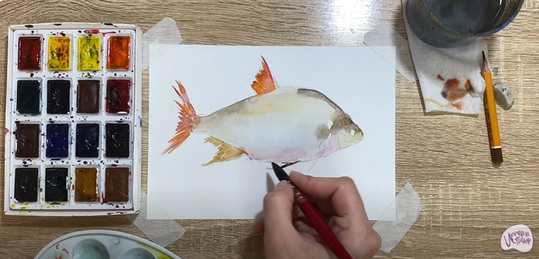 Рисуем Лещ
