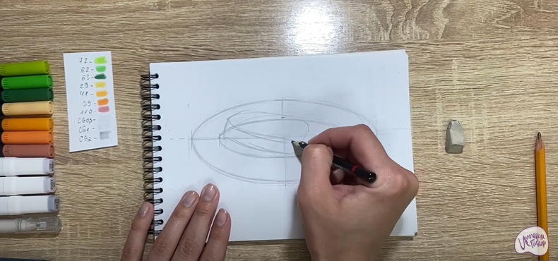 Рисуем Картофельные зразы