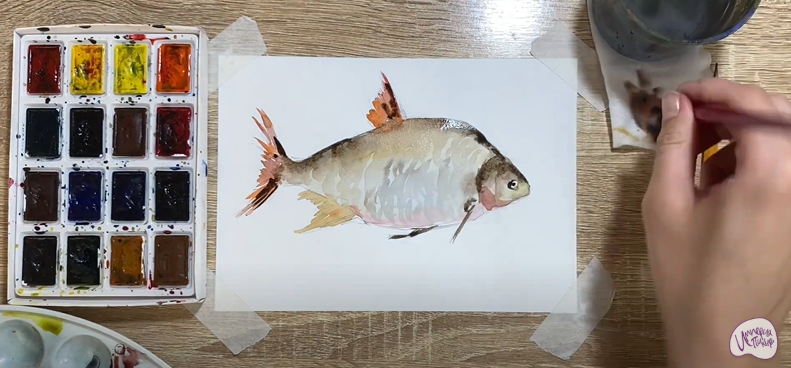 Рисуем Лещ
