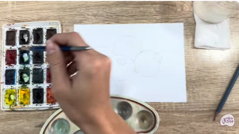 Рисуем Голубика