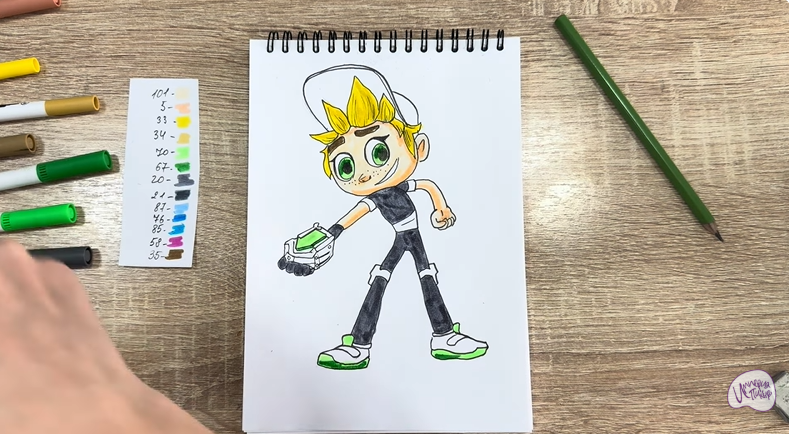 Рисуем Тимми из "Живой гараж"