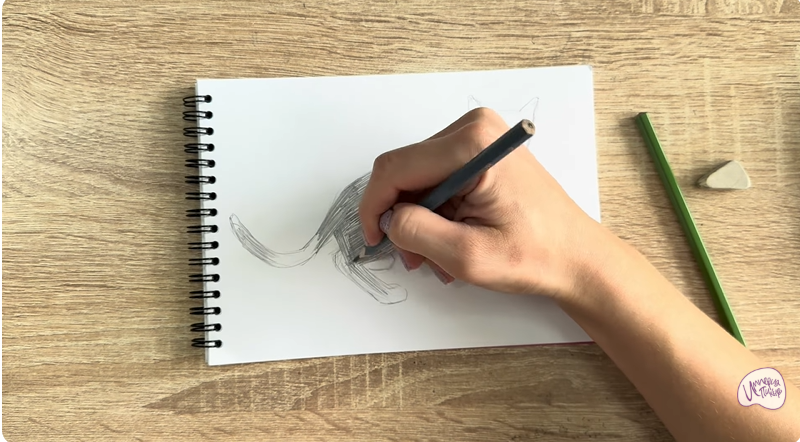 Рисуем Бомбейская кошка