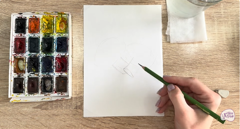 Рисуем Шампиньоны