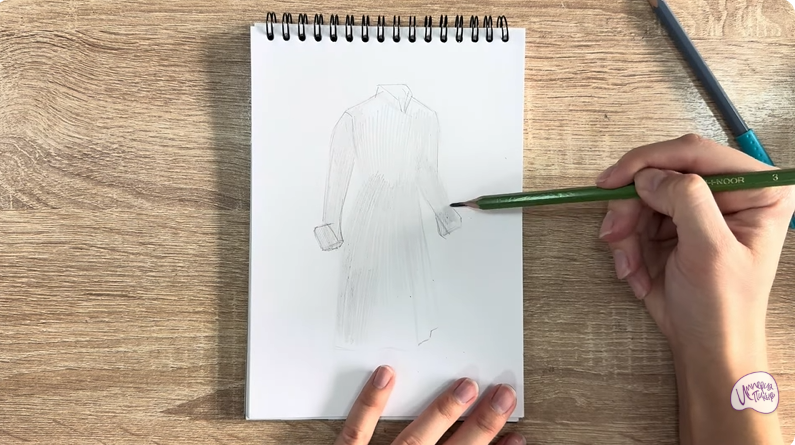 Рисуем Кафтан