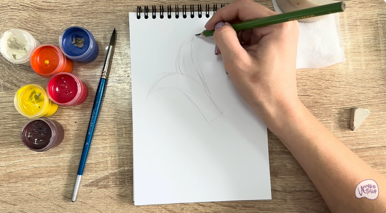 Рисуем Диптерокарпус