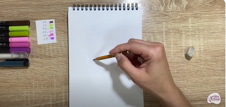 Рисуем Бублик из "Геройчики"