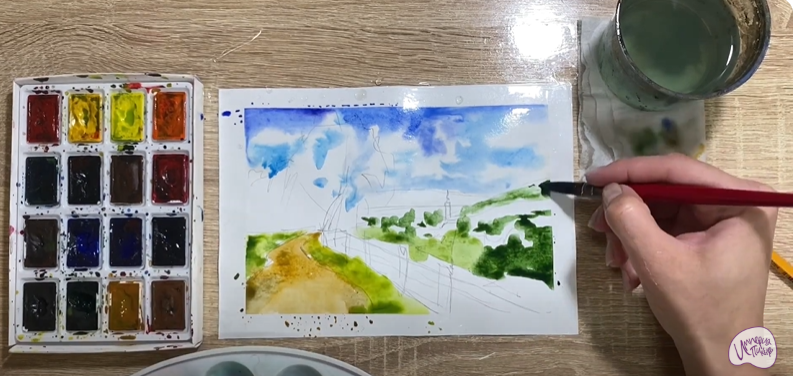 Рисуем Плёс
