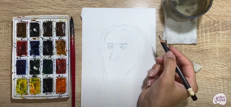 Рисуем Иван Сергеевич Тургенев