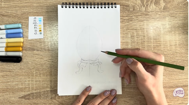 Рисуем Яйцо Фаберже