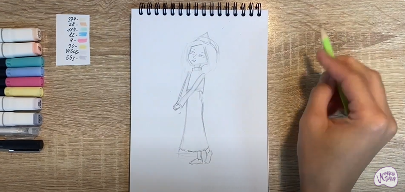 Рисуем Алёнка из "Царевны"