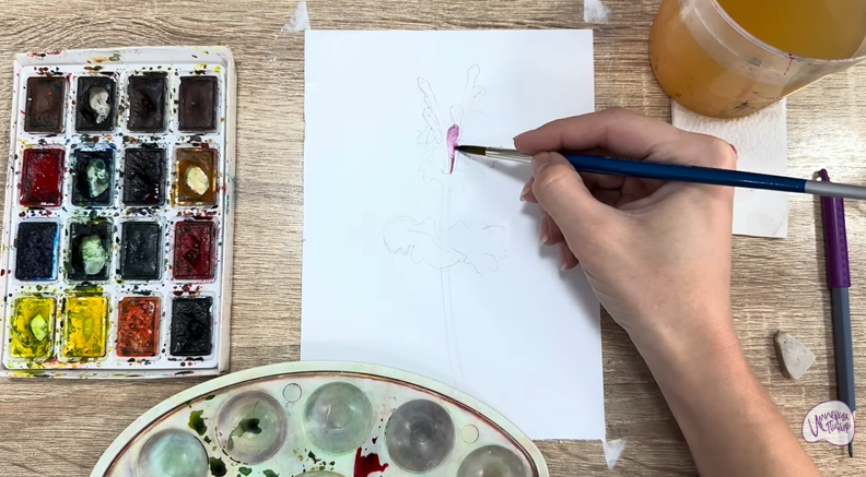 Рисуем Яснотка