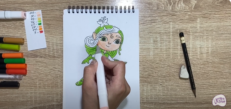 Рисуем Лия из "Команда Флоры"